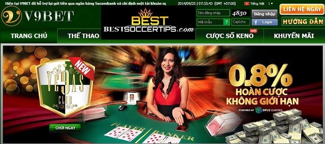 V9bet nhà cái uy tín nhất Châu Á